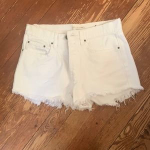 Billabong White Denim Shorts